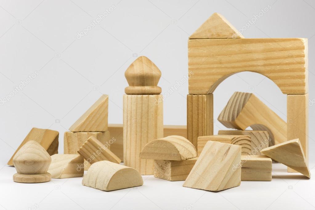Wooden building block