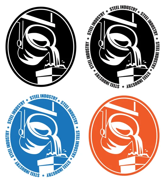 Metal casting logo图库矢量图片、免版税Metal casting logo插图Depositphotos