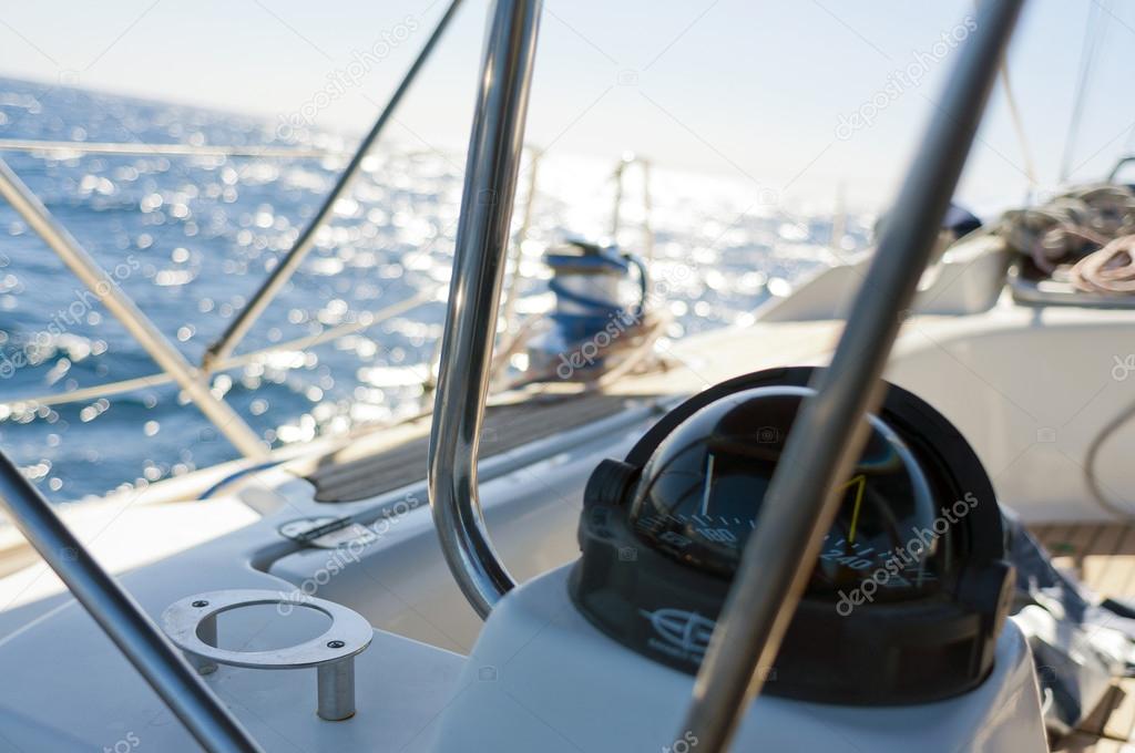 Sailing yacht compass