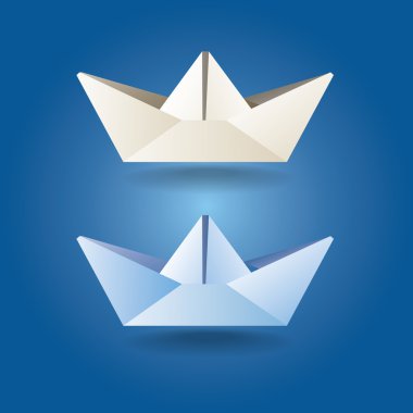  Kağıt tekneler yumuşak renkler