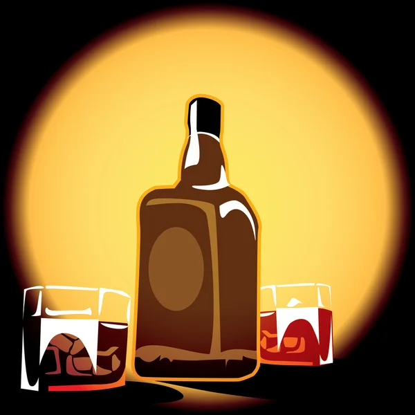Виски — стоковый вектор