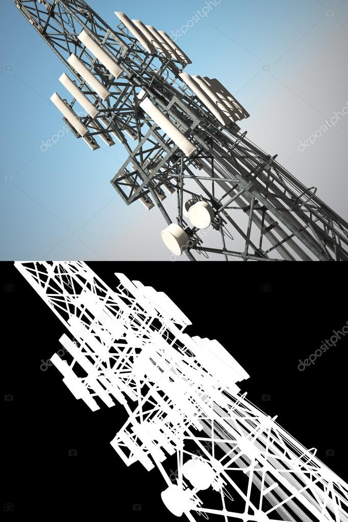 high telecommunications tower