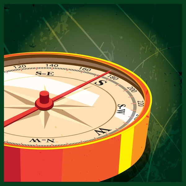 Kompas południe — Wektor stockowy
