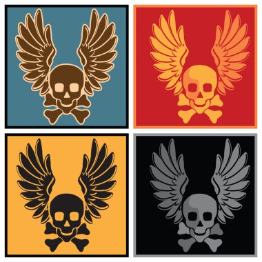 kafatası ve kanatlar