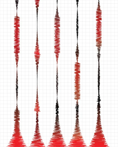 Seismographs — Stockový vektor