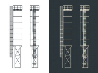 Toplu depolama çizimleri biçimlendirilmiş vektör çizimleri