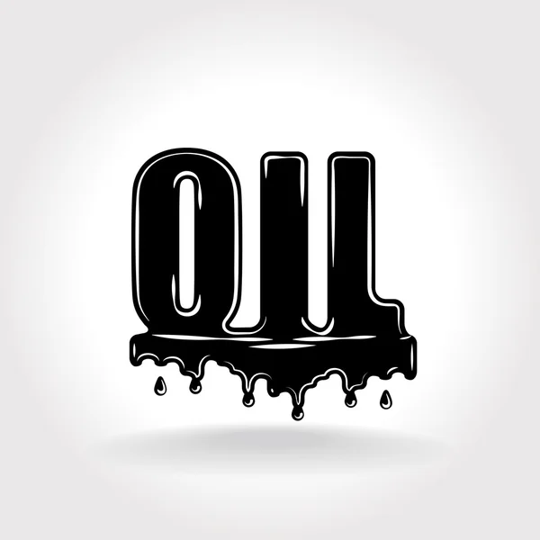 Symbol of the oil — Stock Vector