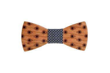 Tahta papyon, düğün için ev yapımı. Elma ağacından yapılma..