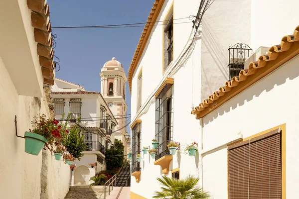 Vista Típica Calle Estepona Mlaga España —  Fotos de Stock