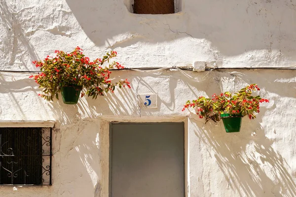 Vista Típica Calle Estepona Mlaga España — Foto de Stock