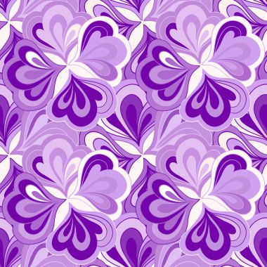 Vektör doodle el çekilmiş sorunsuz çiçek desenli