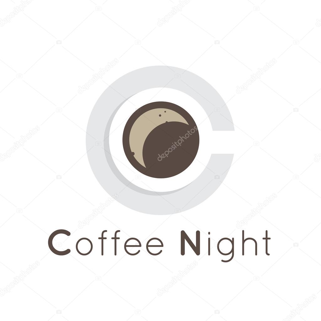Vector flat coffee shop, cafe or restaurant logo