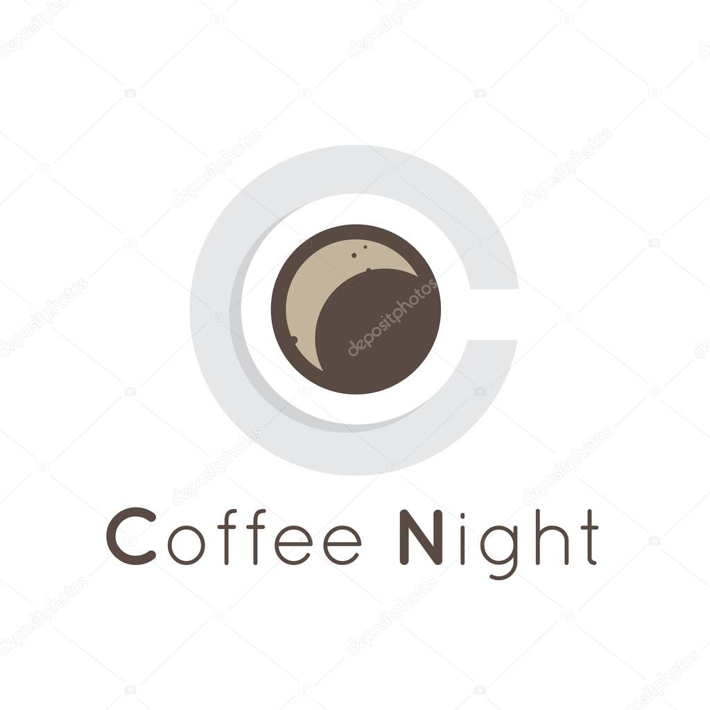 Vector modern flat coffee shop, cafe or restaurant logo