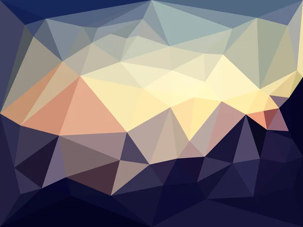 Vektor Low Poly Hintergrund. abstrakte Hintergründe in braunen Farben — Stockvektor