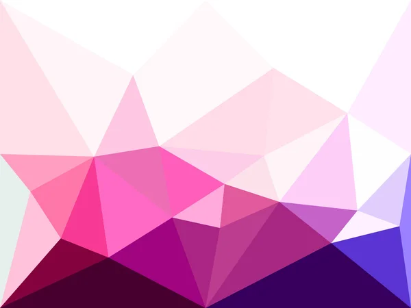 Vektor Low Poly Hintergrund. abstrakter Diamant Hintergrund in rosa Farben — Stockvektor