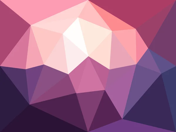 Vector de fondo poli bajo. Fondo de diamante abstracto en colores rosa oscuro — Vector de stock