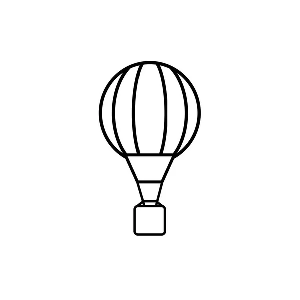 白い背景に風船のアイコン 平面漫画デザインのベクトルイラスト ウェブサイト バナー ポスター アプリの使用 — ストックベクタ