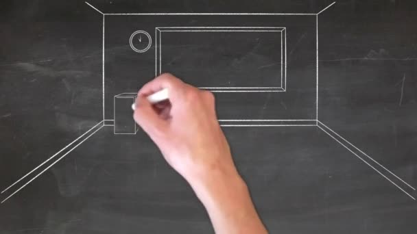 Animasi Sketsa Tangan Untuk Pemasaran Dan Ide Bisnis — Stok Video