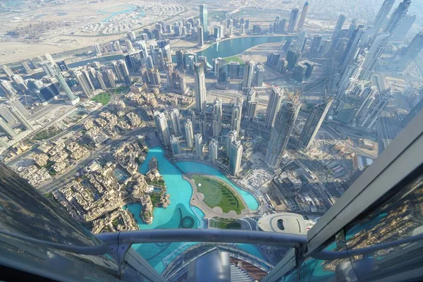 Paisaje Urbano Dubai Horizonte Desde Arriba —  Fotos de Stock