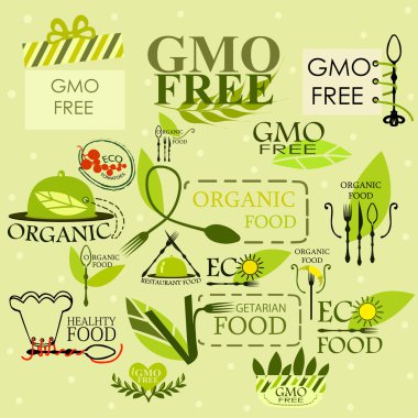 Organik simgeler ve tasarımınız için logolar