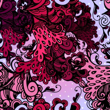 vektör arka plan ile renkli çiçekler