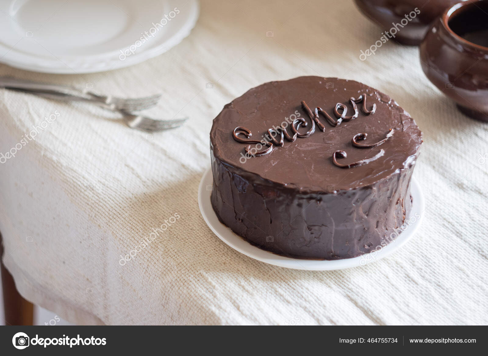 Sachertorte Stock Photos Royalty Free Images Depositphotos