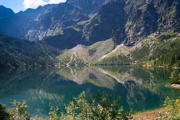 Гірські озера морське око 2 — стокове фото