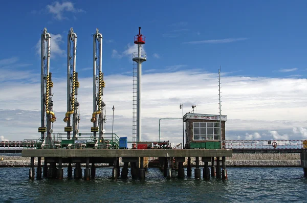 Naval petrol station — Stock Photo, Image