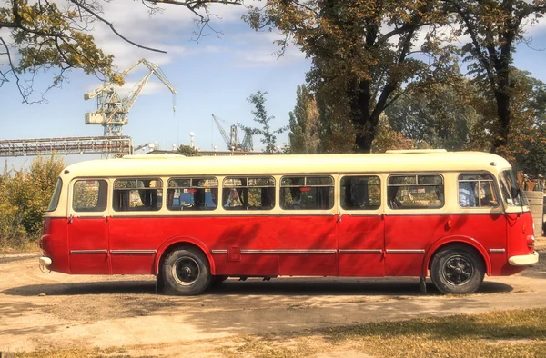 Gammal buss retro stil — Stockfoto