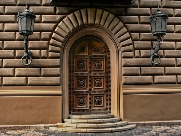 Antique ornate door — Stock Photo, Image