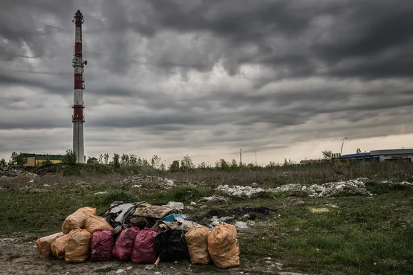 Poluição ambiental — Fotografia de Stock