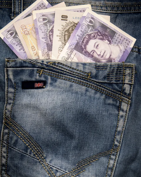 Taschengeld Pfund — Stockfoto