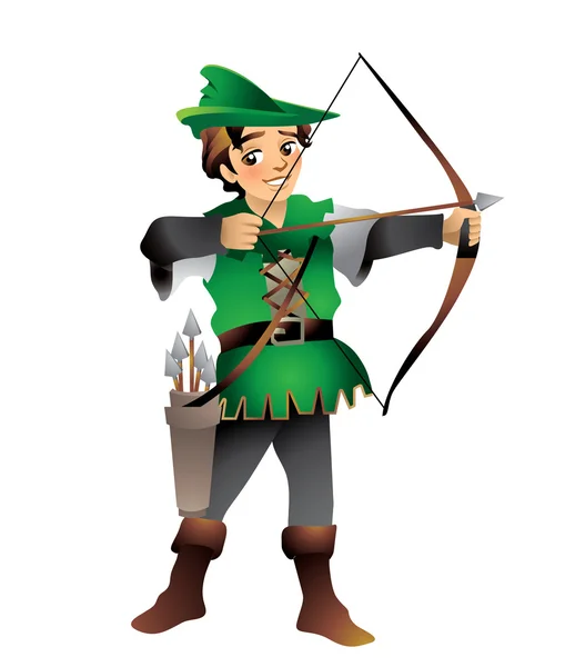 Robin Hood vagyok. Stock Illusztrációk