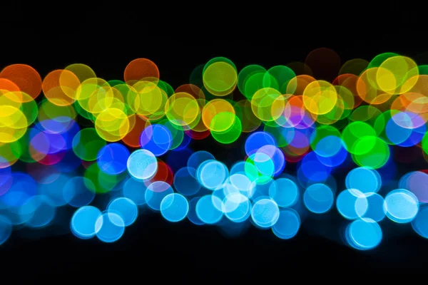 Fondo Abstracto Las Luces Bokeh —  Fotos de Stock