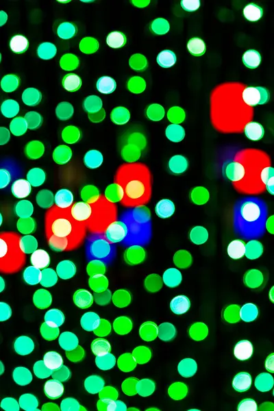 Colorido Árbol Navidad Luces Fondo —  Fotos de Stock