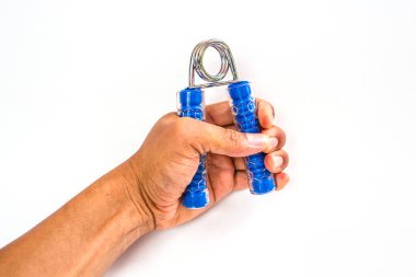 İnsan elinin yakınlaştırılması, el bobini egzersizi ekipmanları... 