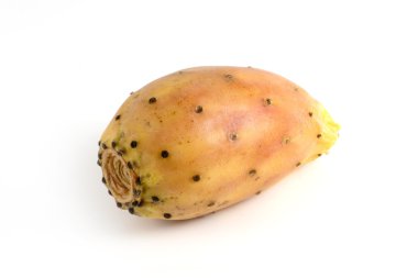 higos chumbos aislados en blanco  