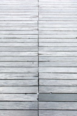 ahşap arka plan doku, yıpranmış gri planından eski yaya köprüsü