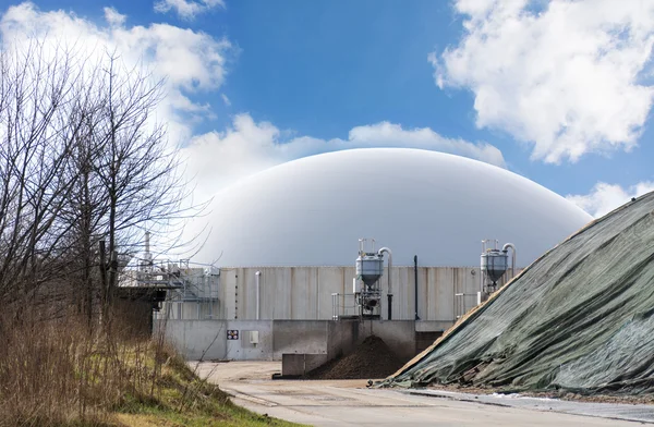 Impianto a biogas — Foto Stock