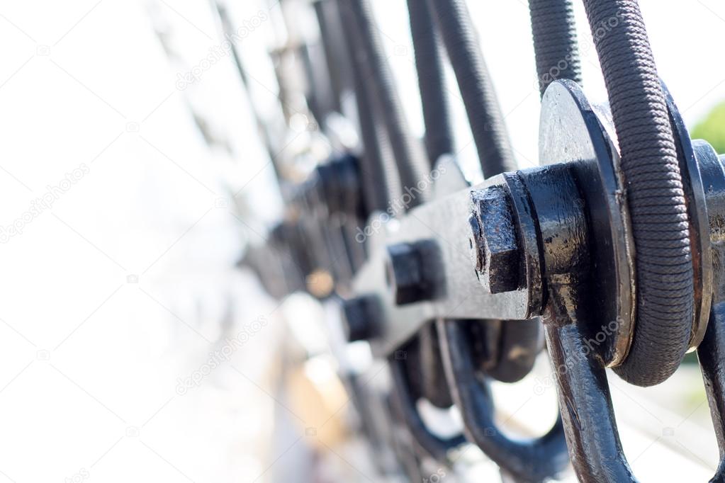 rigging detail on a sailing vessel