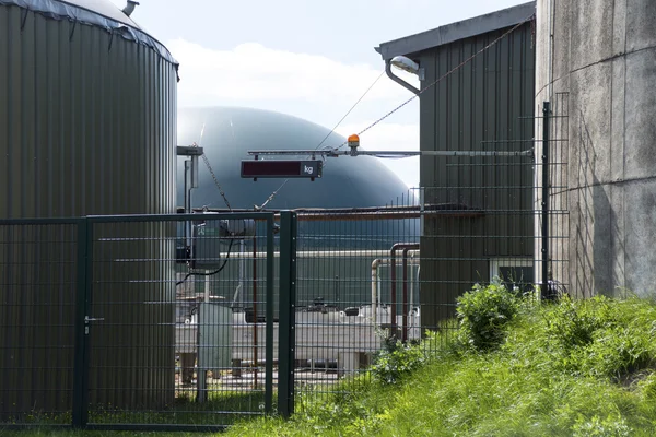 Biogas 식물의 부분 — 스톡 사진