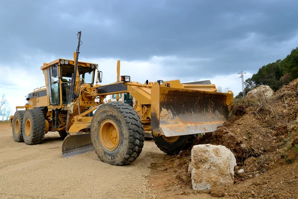 Buldozer büyük sarı