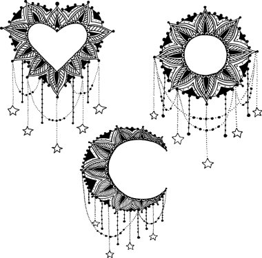 Download Moon Mandala Free Vector Eps Cdr Ai Svg Vector Illustration Graphic Art