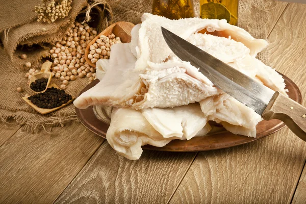 Traditional Turkish Soup iskembe sheep tripe, haggis ingredient with concept background on wooden table — Stock Image Traditional Turkish Soup iskembe sheep tripe, haggis ingredient with concept background on wooden table Royalty Free Stock Photos