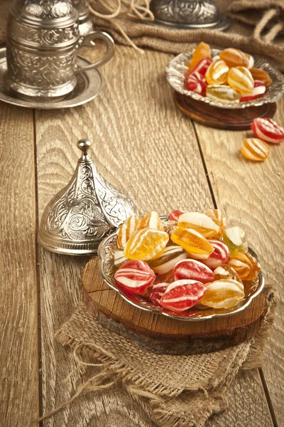 赤いキャンディセキラマダーンバヤム甘いのためにイスラムラマザンバヤミ — ストック写真