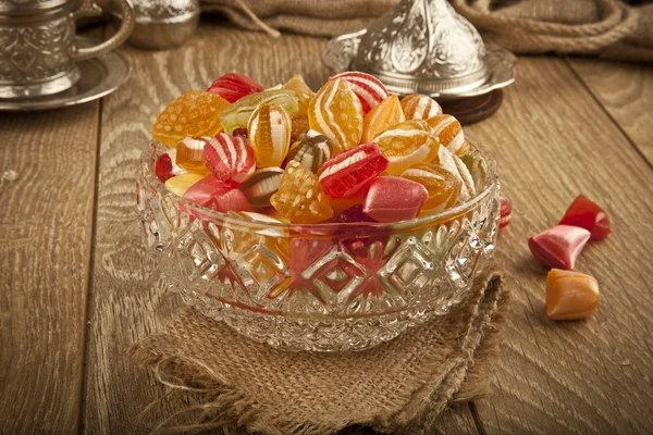 Akide Candy Sekeri Ramadan Bayram Sweet Islamic Ramazan Bayrami 免版税图库照片