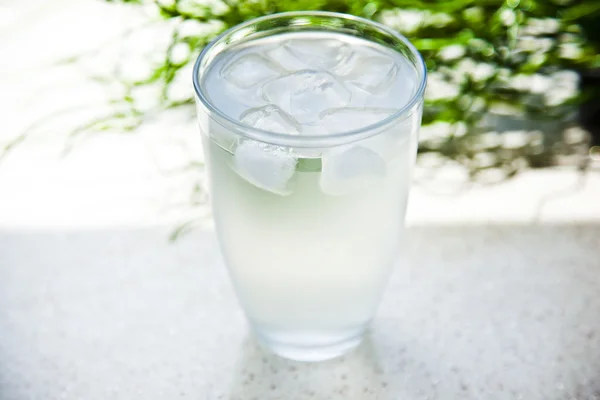 Glass of very cold water — Stock Photo, Image