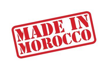 Fas lastik damgası vektör içinde beyaz bir arka plan üzerinde yapılan.