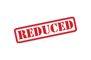 Beyaz bir arka plan üzerinde azaltılmış lastik damgası vektör.