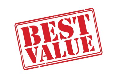 Beyaz bir arka plan üzerinde en iyi değer kırmızı lastik damgası vektör.